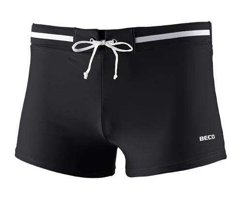 Maillot beco noir boxer avec cordon