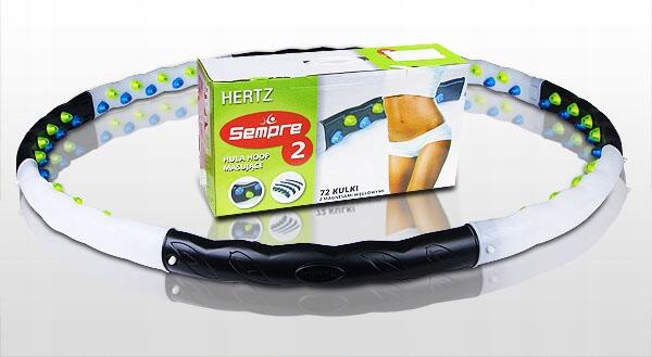 Hula hop z kulkami 110 cm Hertz Fitness SEMPRE 2 2/7