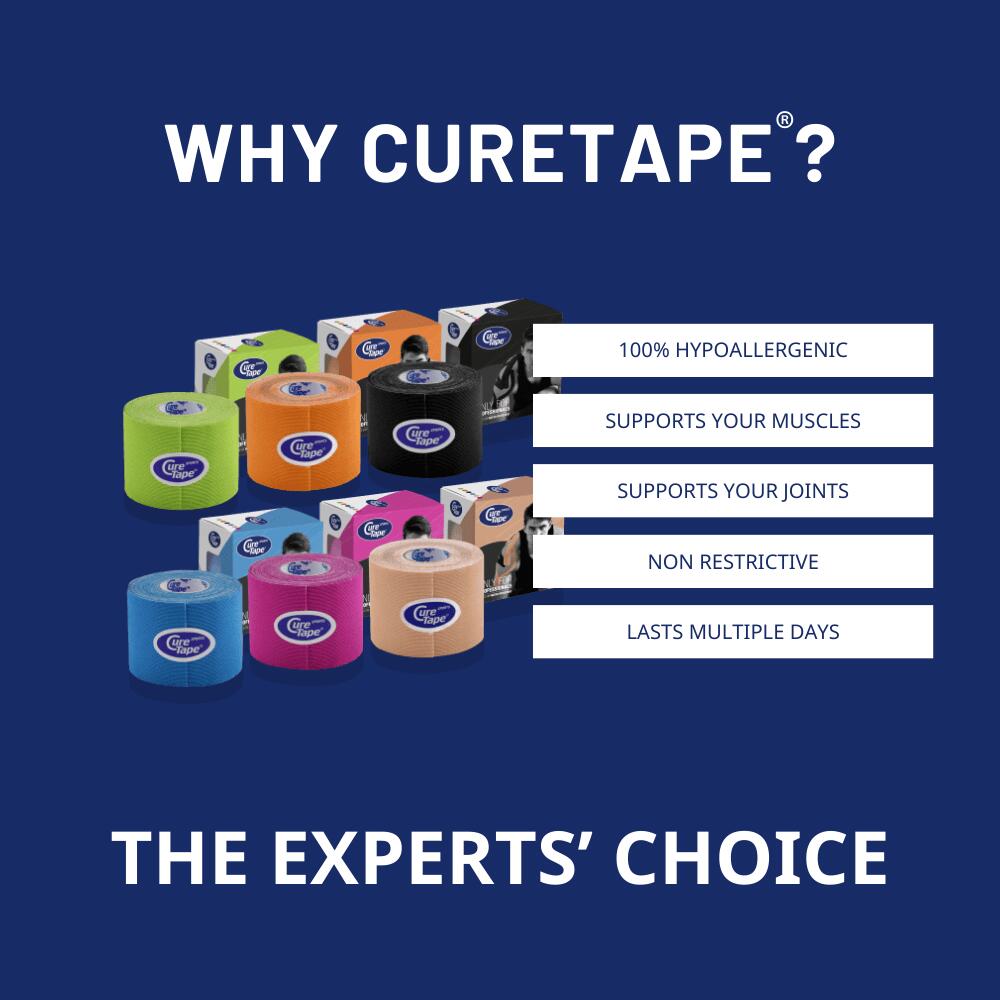 CureTape Sports orange – kinesiologie tape 3/7