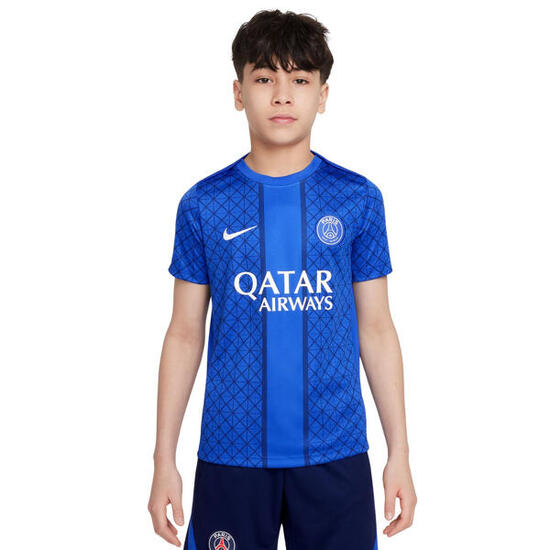 NIKE PSG kindertrikot Dri-FIT korte mouwen, blauw