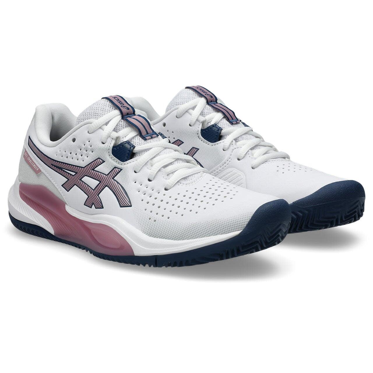 Tennis Padelschuhe Damen - ASICS  Gel-Challenger 15 W CLAY - White/Purple 3/7