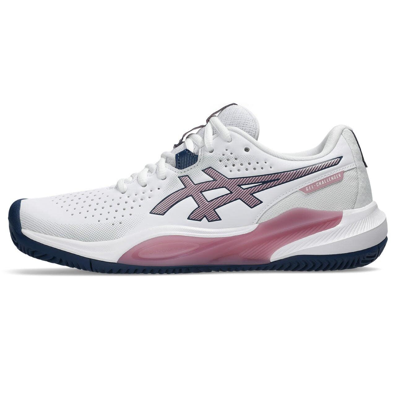 Tennis Padelschuhe Damen - ASICS  Gel-Challenger 15 W CLAY - White/Purple 2/7