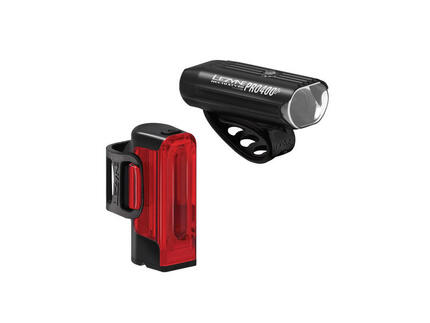 Lezyne Pack Hecto Drive Pro 400+ STVZO et Strip Drive+ STVZO, noir brillant