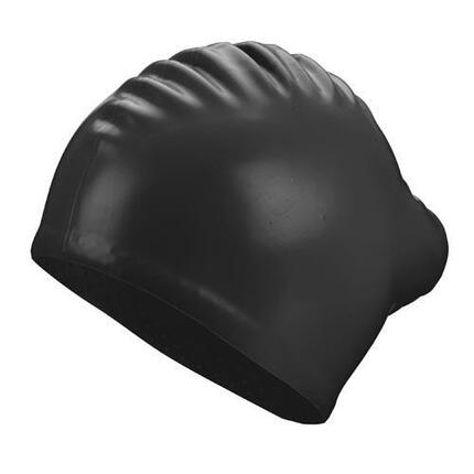 Beco bonnet de natation silicone noir pour cheveux longs