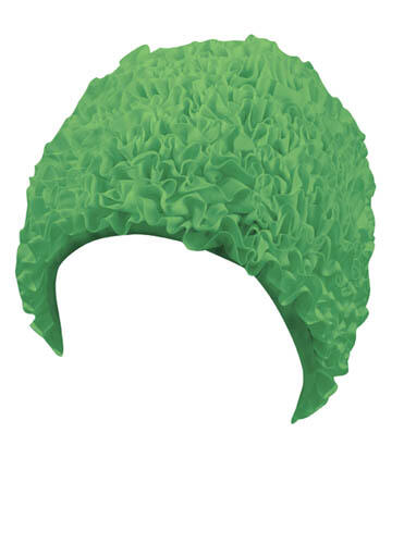 Beco Damen-Badekappe mit plissierten Fransen, Polyester