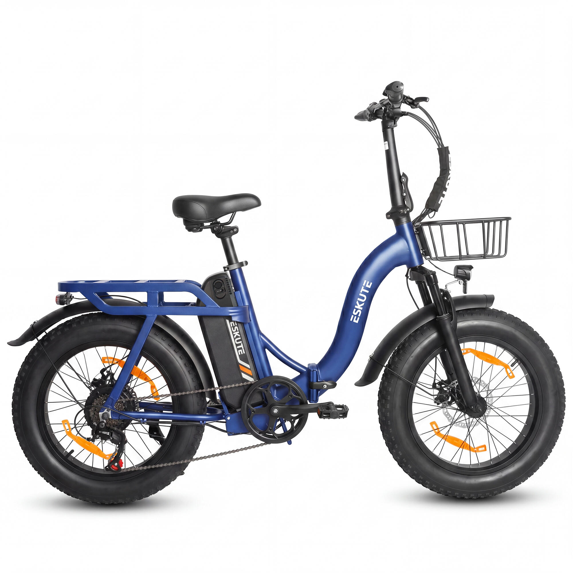 Bicicletă electrică pliabilă ESKUTE D202 motor 250W 48V20.8Ah anvelopă 20×4.0"