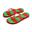 Flip-flops Beco pentru femei roz/verde
