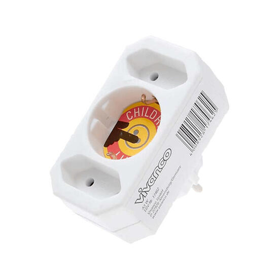 3 prese Schuko/adattatore Euro
