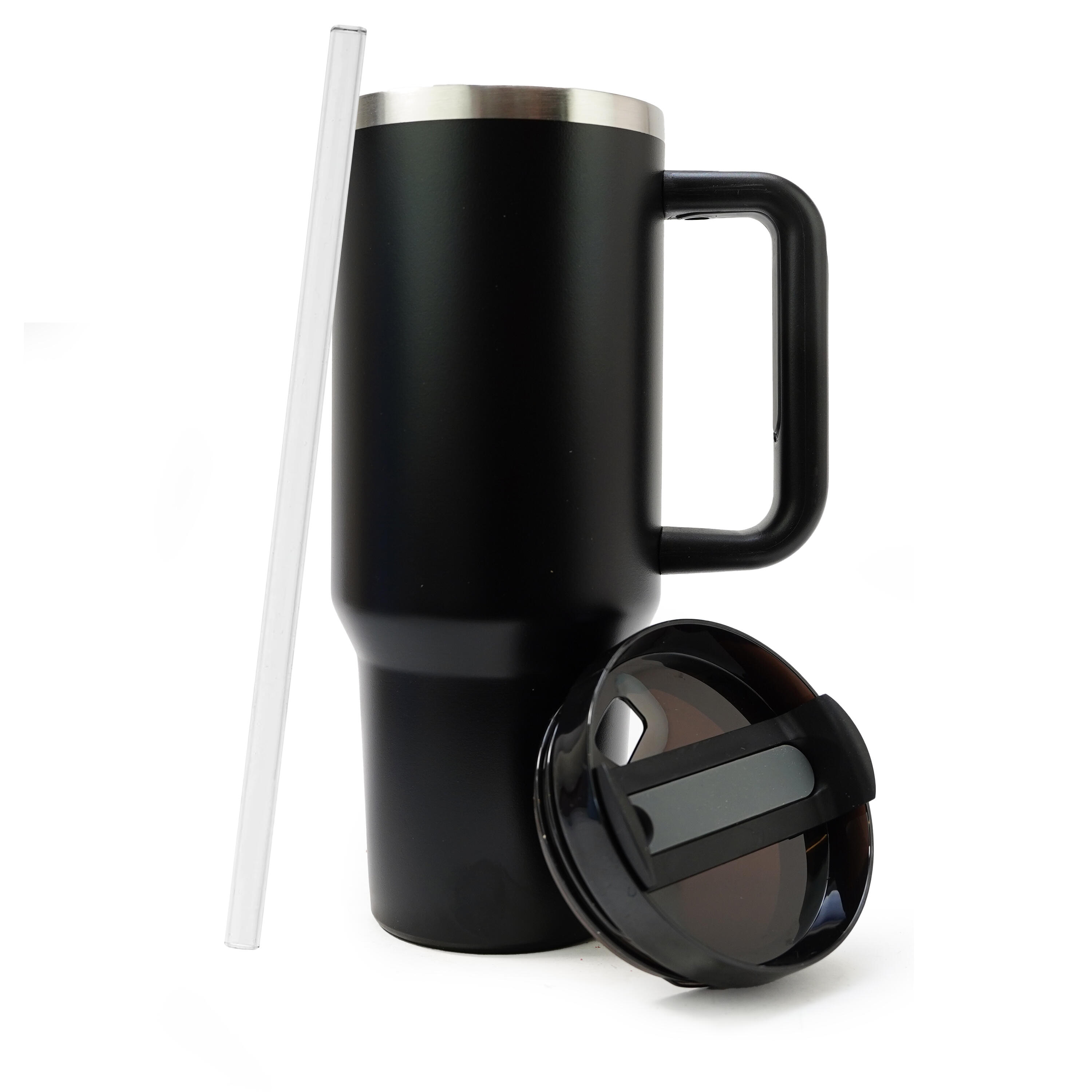Eurocatch Tumbler 1.2L - Kubek termiczny z uchwytem - Do zmywarki - Czarny