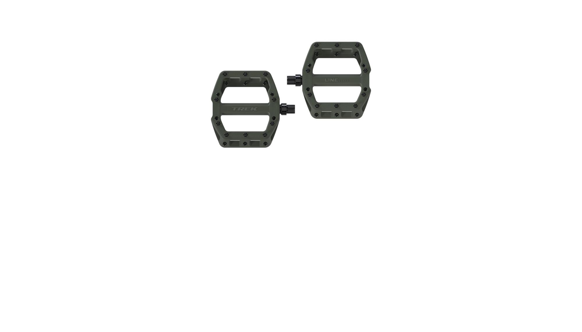 Pédales pour VTT Paire de pédales plates Trek Line Elite olive mat 3/7