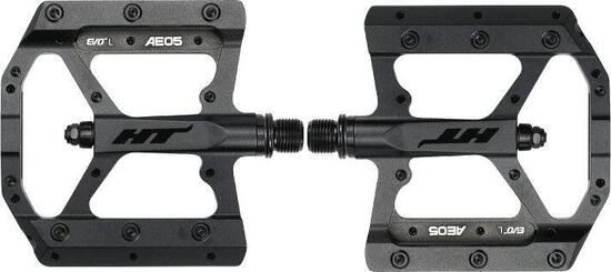 HT Components AE05 Evo+ Flat Pedals Stealth Black