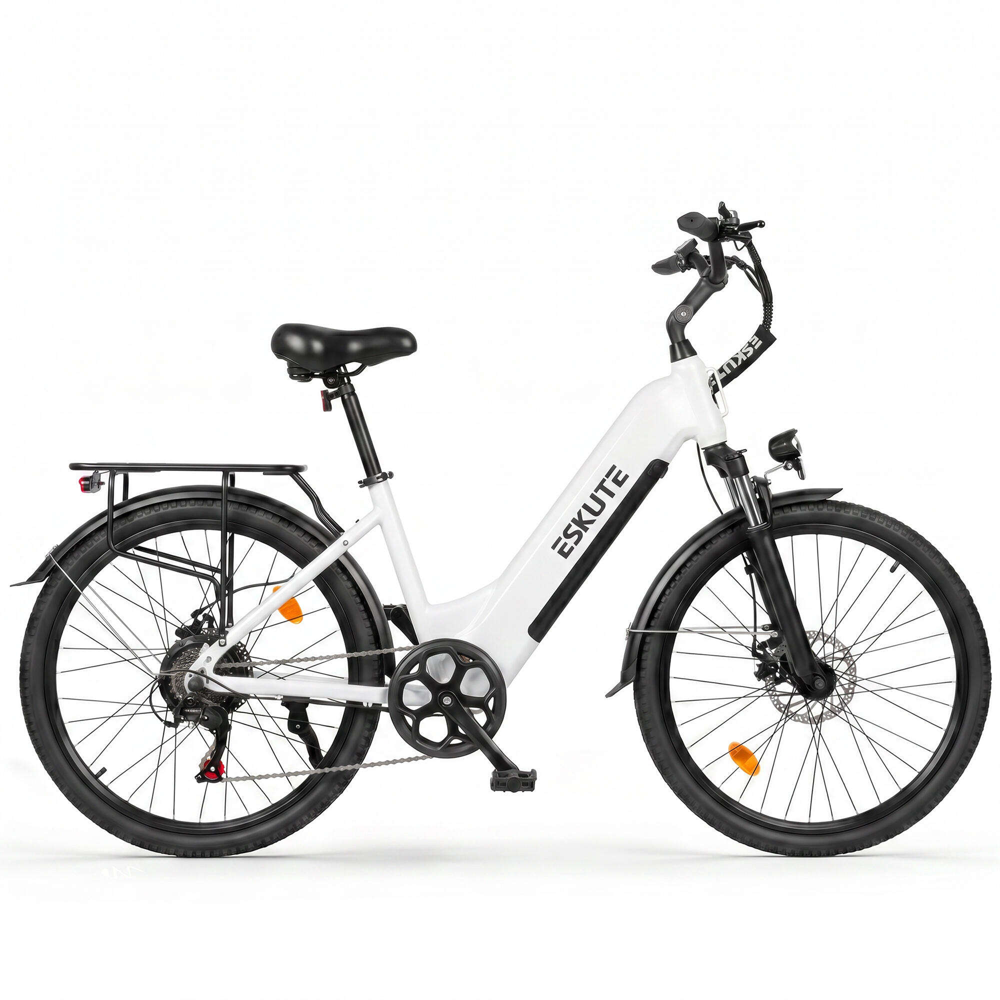 ESKUTE C202 E-bike da 26" con telaio a scavalco e batteria da 48V 17.5Ah 2/4