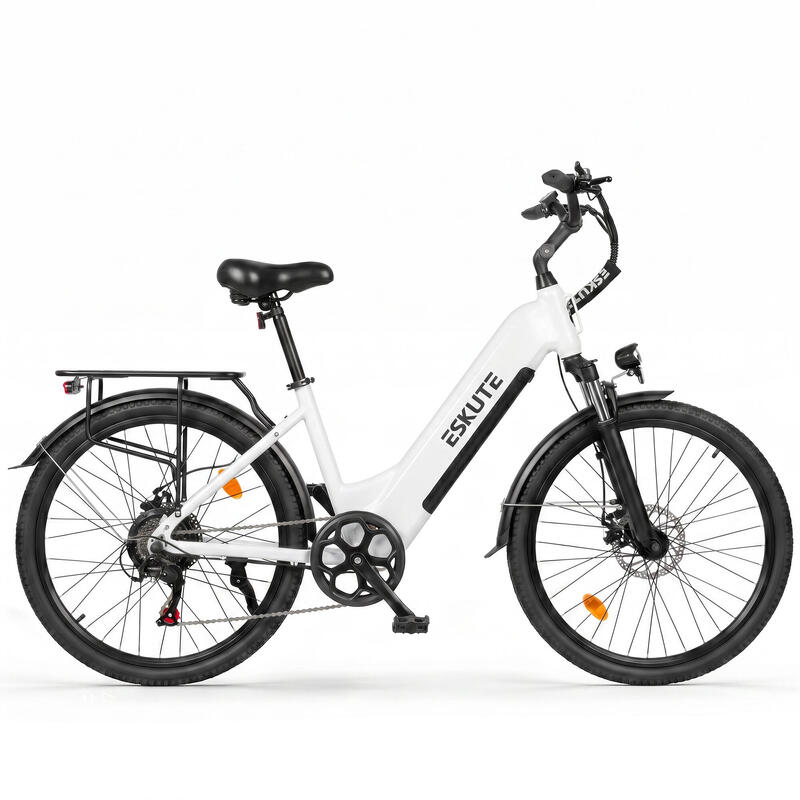 Bicicletă electrică de oraș ESKUTE C202, motor de 250W, baterie de 48V 17.5Ah