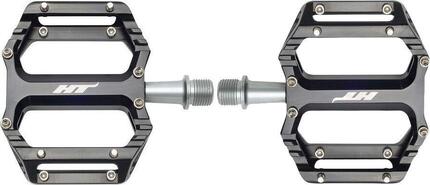 Paar platte pedalen HT Components AR09SX Zwart