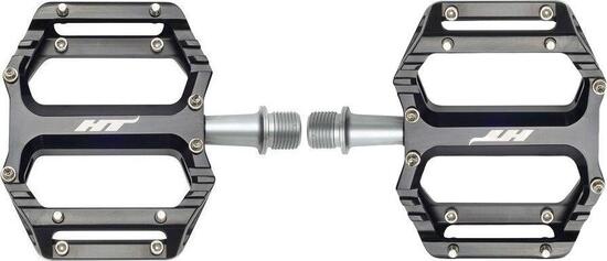 Paar platte pedalen HT Components AR09SX Zwart
