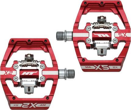 HT Klickpedale X2 SX Rot