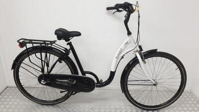 Avant nany stadsfiets 50 cm, 28" - 3 versnellingen, zwart-wit