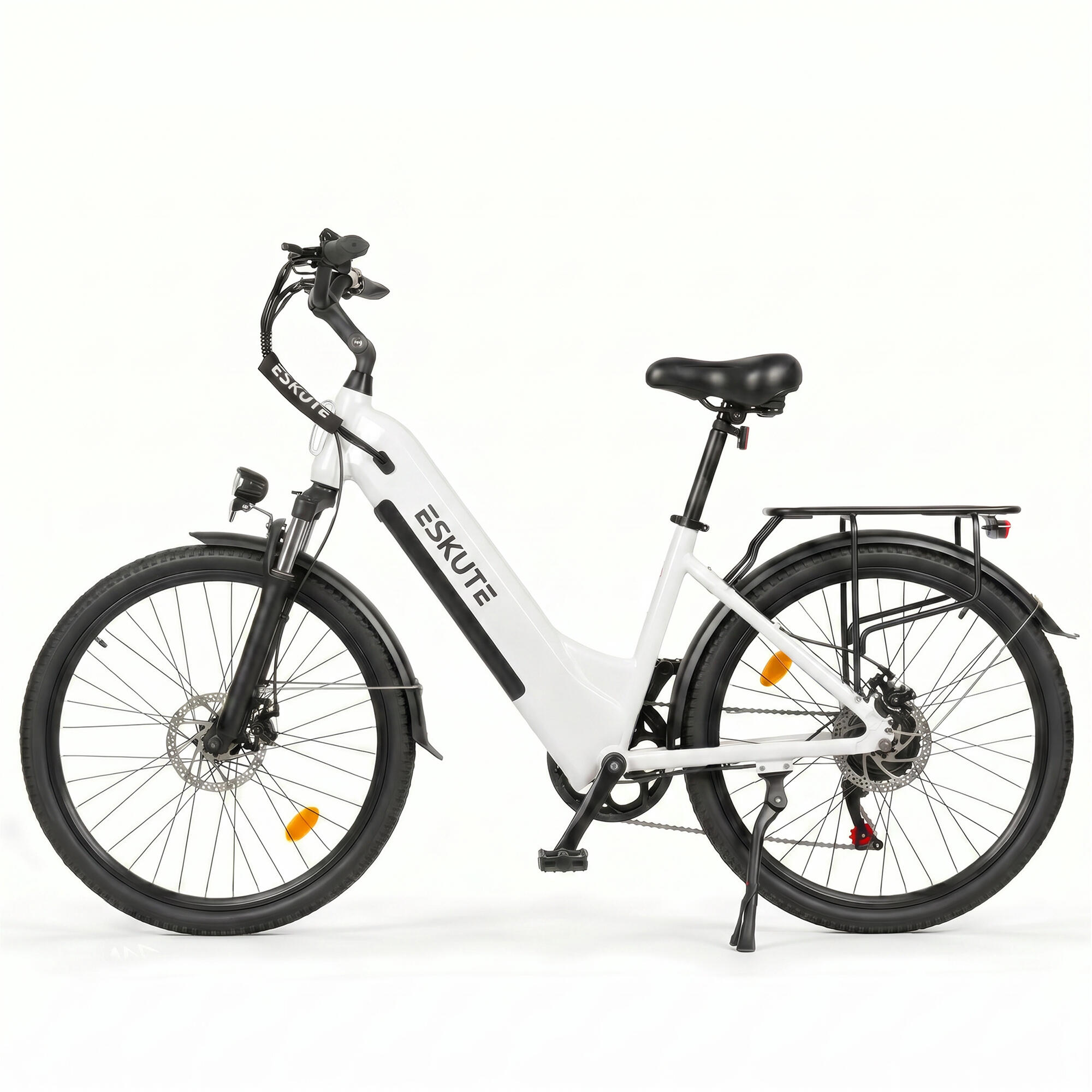 ESKUTE C202 E-bike da 26" con telaio a scavalco e batteria da 48V 17.5Ah 3/4