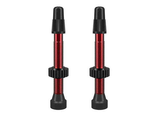 Valve Presta tubeless aluminium anodisé 34/46 mm - lot de 2