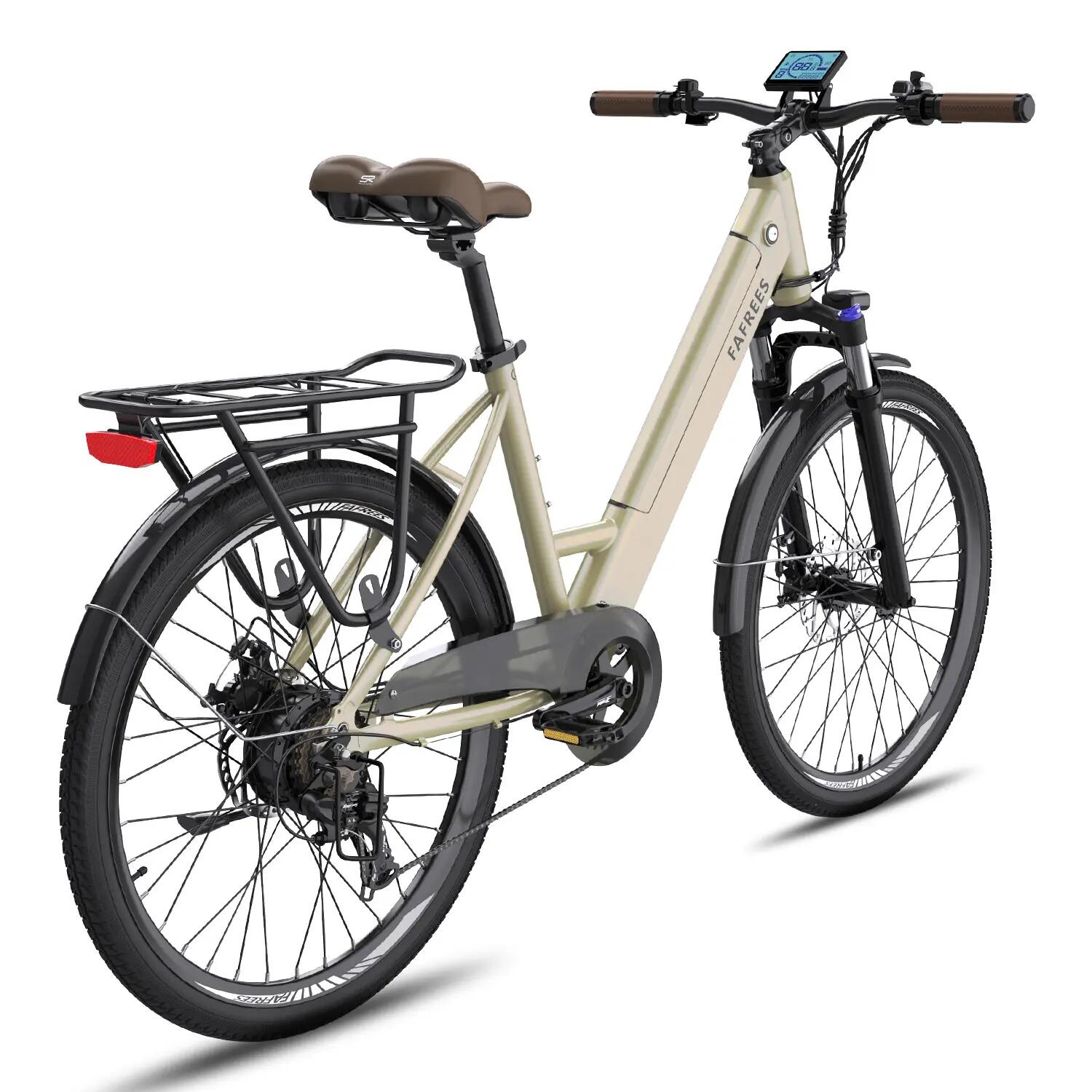 Bicicletta elettrica urbana Fafrees F26 Pro con batteria da 36V 15Ah 4/7
