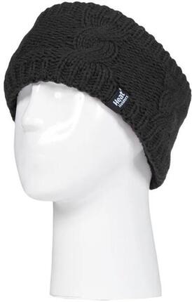 Damen Winter-Stirnband Heat Holders Alta Schwarz