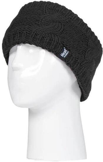 Damen Winter-Stirnband Heat Holders Alta Schwarz