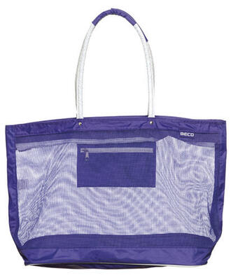 Borsa mare Beco in rete nylon 48x40x23 cm viola