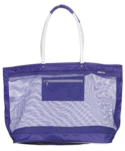 Borsa mare Beco in rete nylon 48x40x23 cm viola