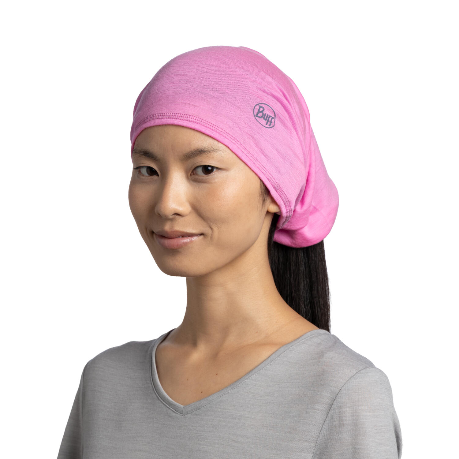 Braga de cuello Merino Lightweight Unisex Buff Rosa 2/7