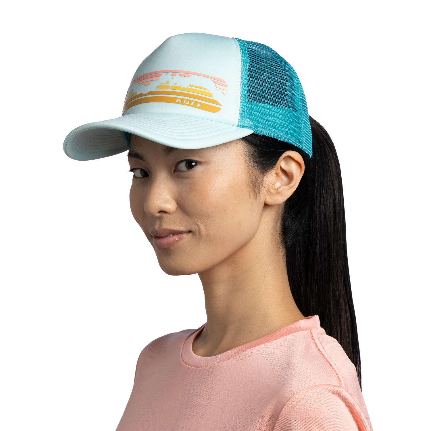 Czapka z daszkiem Buff Trucker Cap - chara mint 3/7