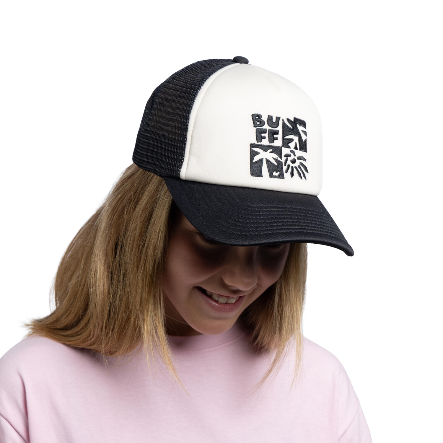 Czapka dziecięca Buff Trucker Cap Kid - pampani black 2/7
