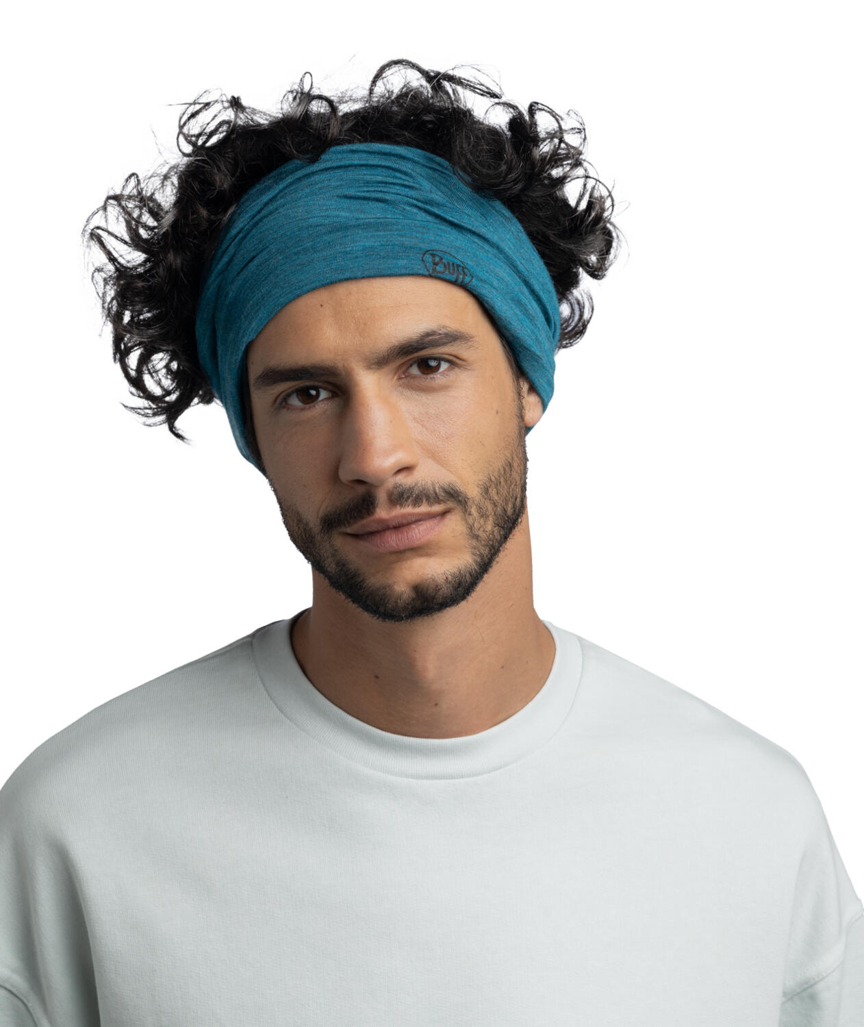Braga de cuello BUFF Merino Lightweight Verde 4/7