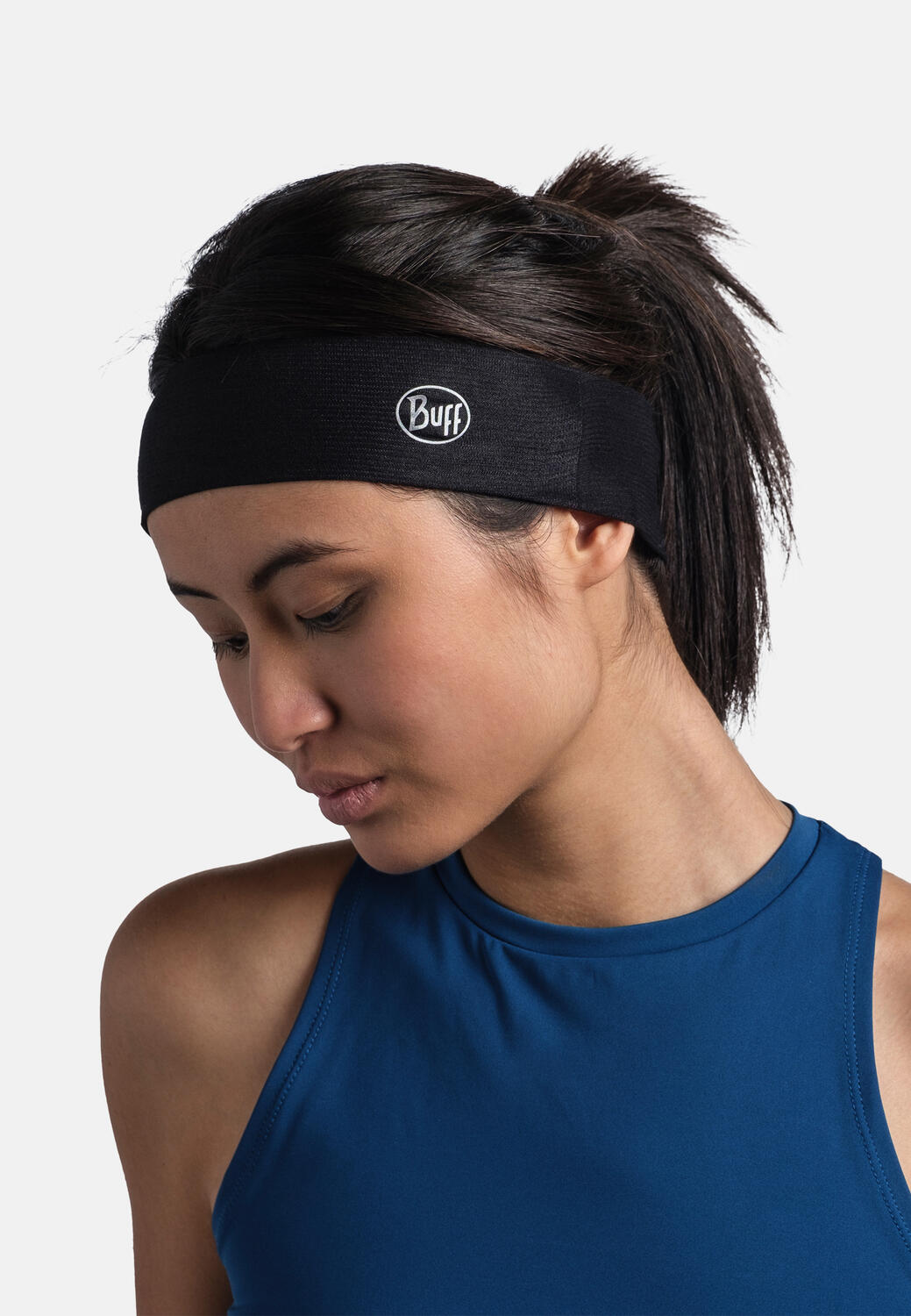 Buff Coolnet UV Slim Headband Preto 5/7