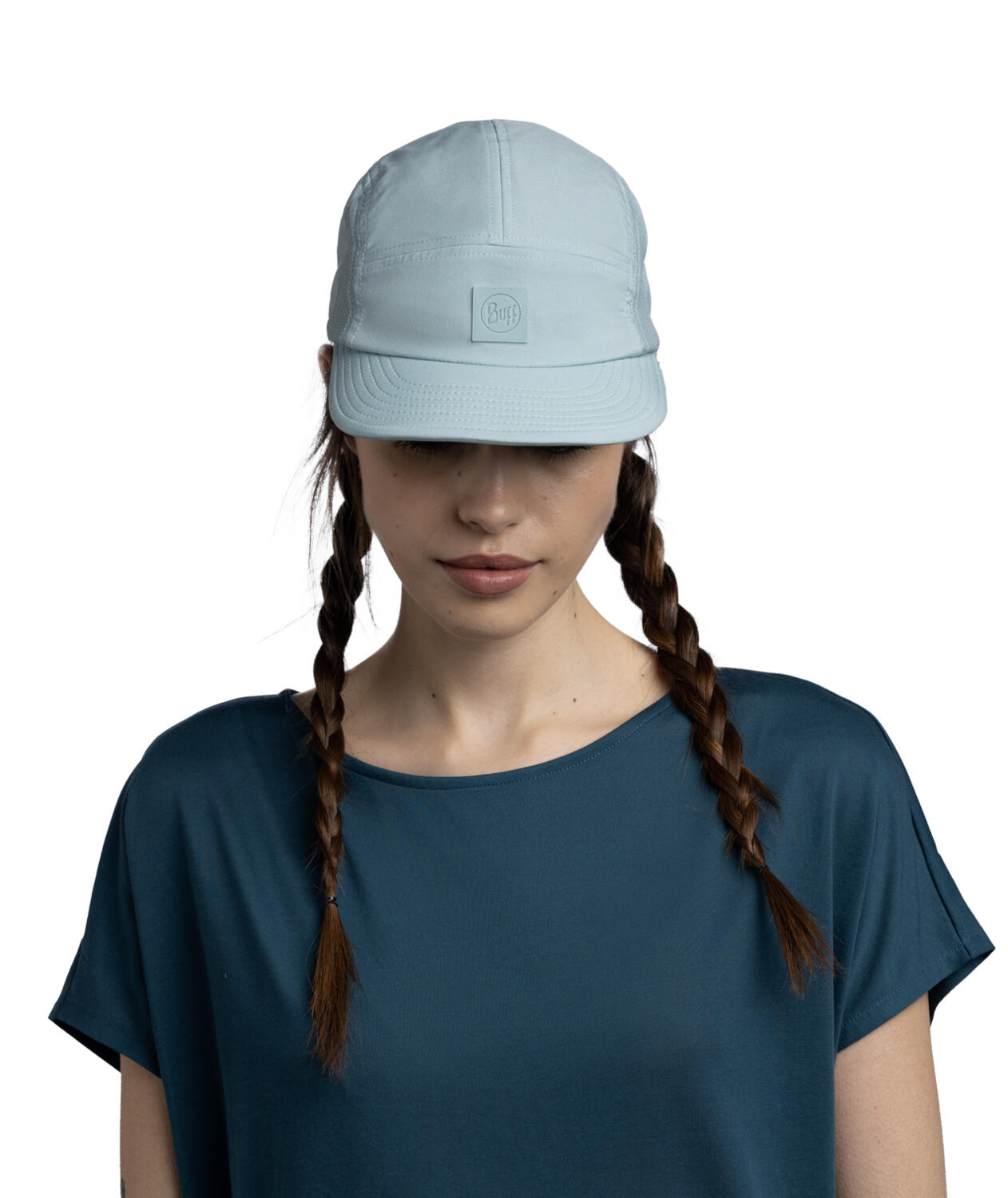 Buff 5 Panel Go Solid Cap Light Blue 4/7