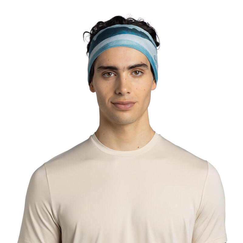 Opaska na głowę Buff Coolnet UV Wide Headband - aler teal