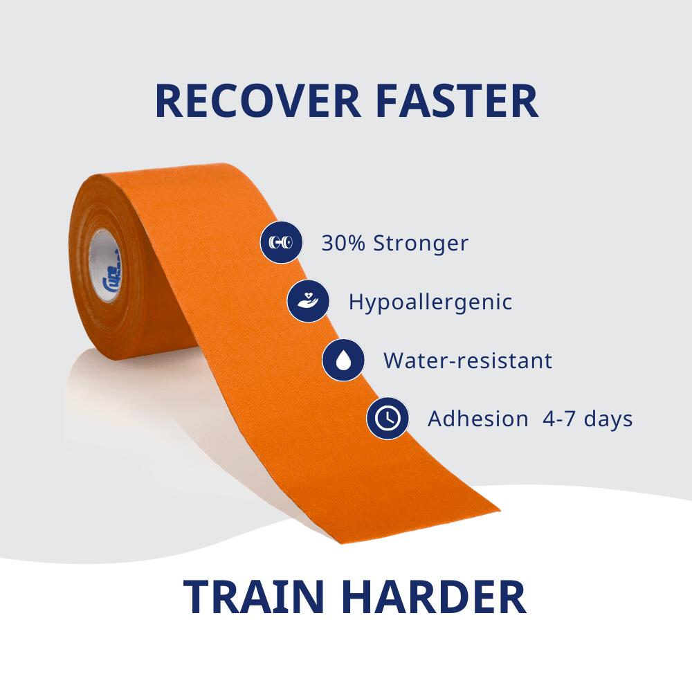 CureTape Sports orange – kinesiologie tape 2/7