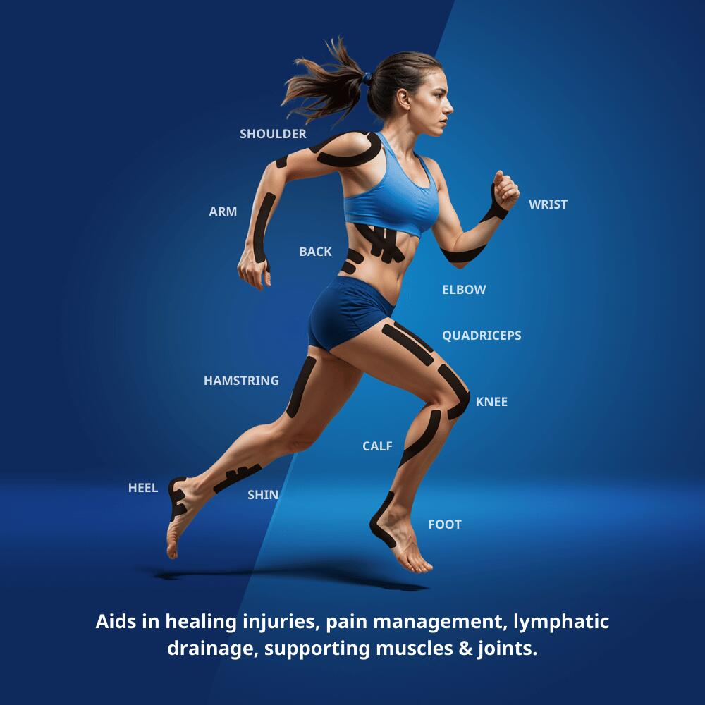 Kinesiotape CureTape® SPORTS Blue 3/7