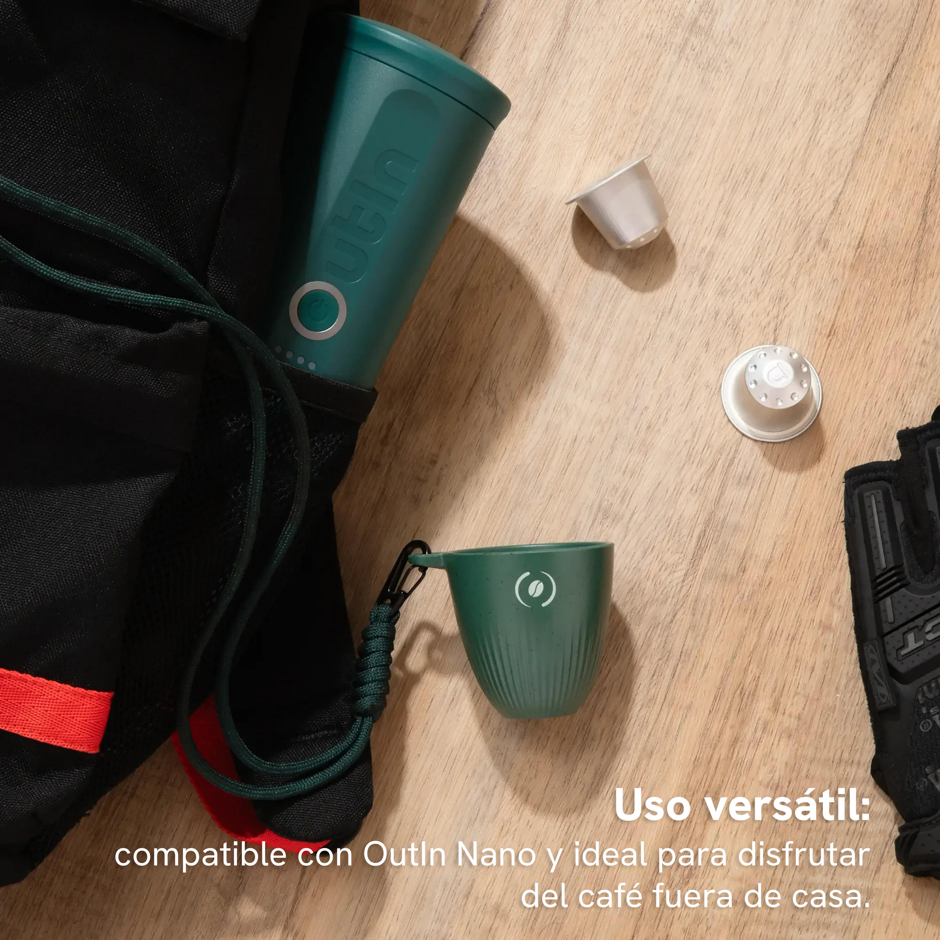 OutIn Taza Espresso 90 ml Fibra de Café Nano 5/5