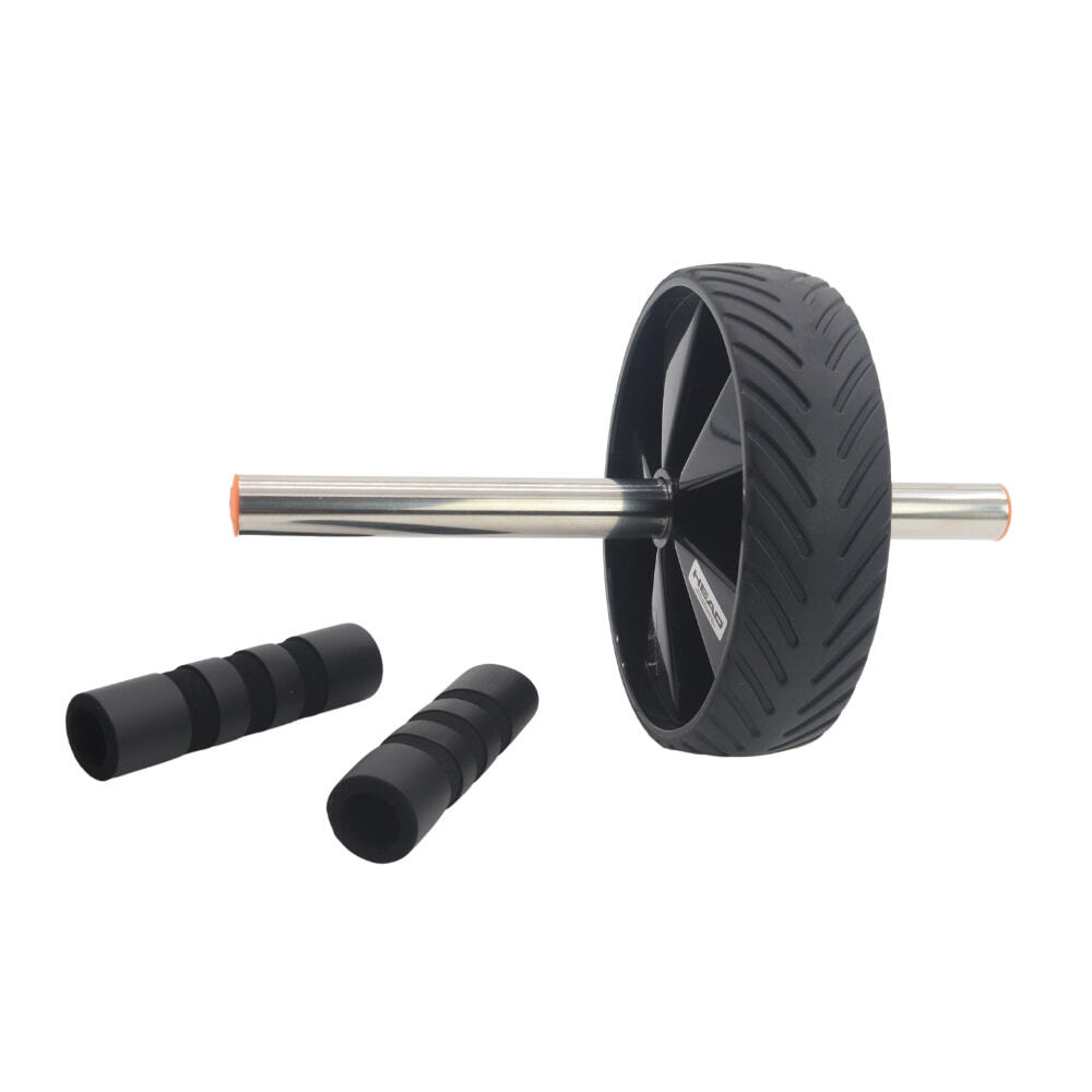 Coppia di manubri push-up da 2 kg grigi 3/4