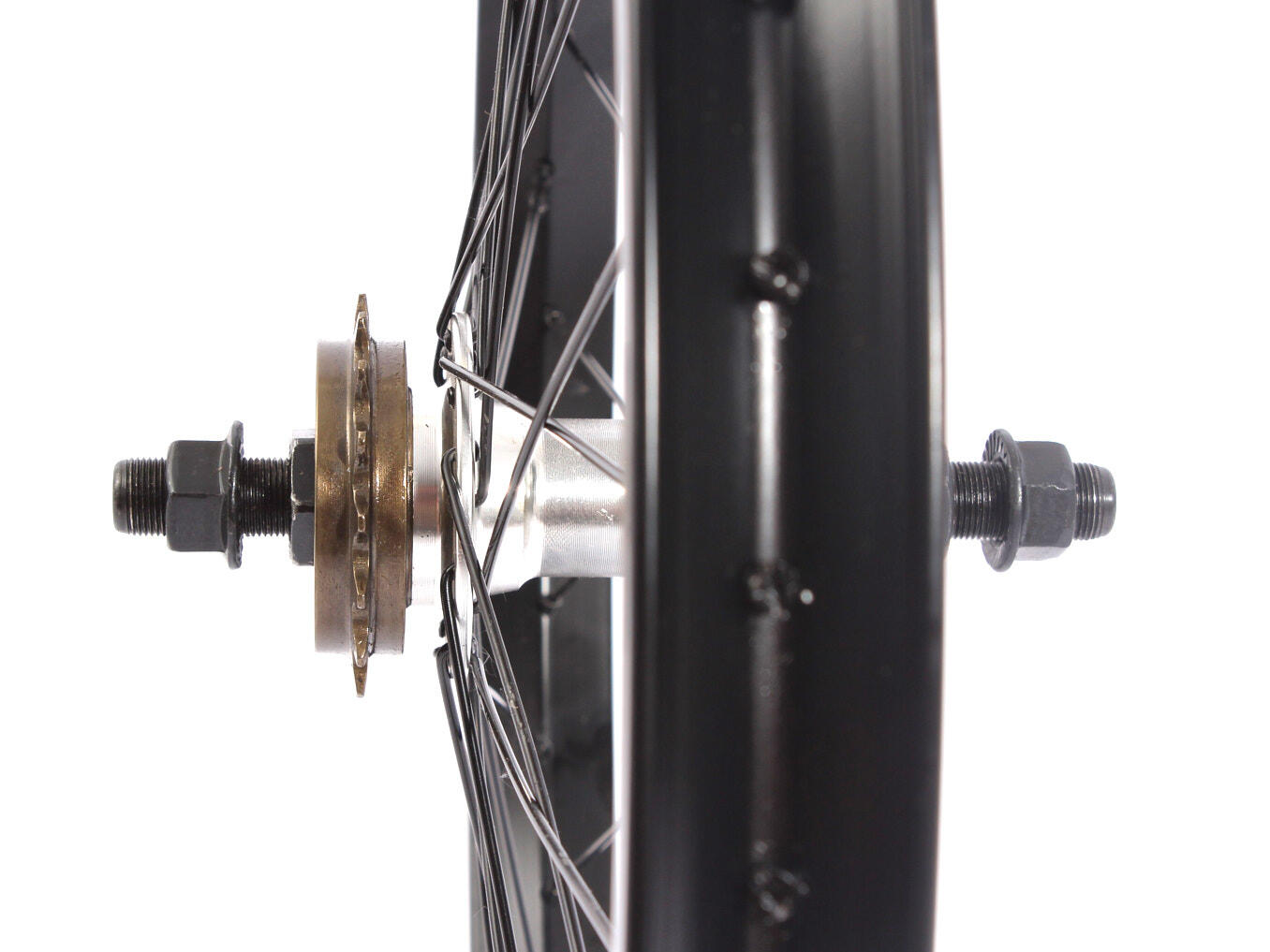 KOŁO TYLNE BMX CZARNE 20" 14MM KHEBIKES 3/5
