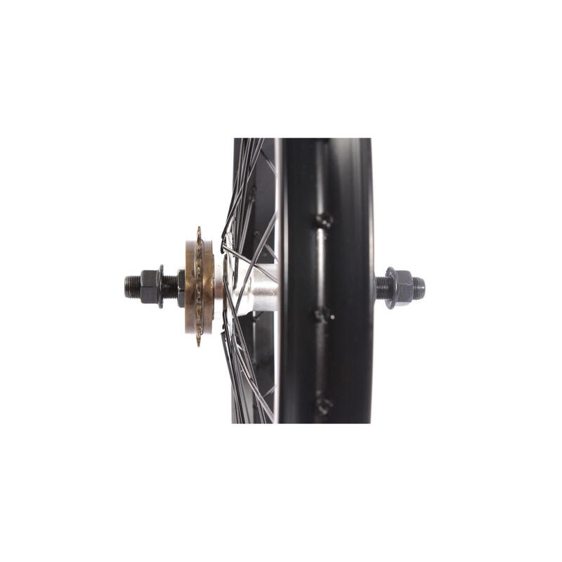 BMX ROATĂ SPATE NEGRU 20" 14MM KHEBIKES