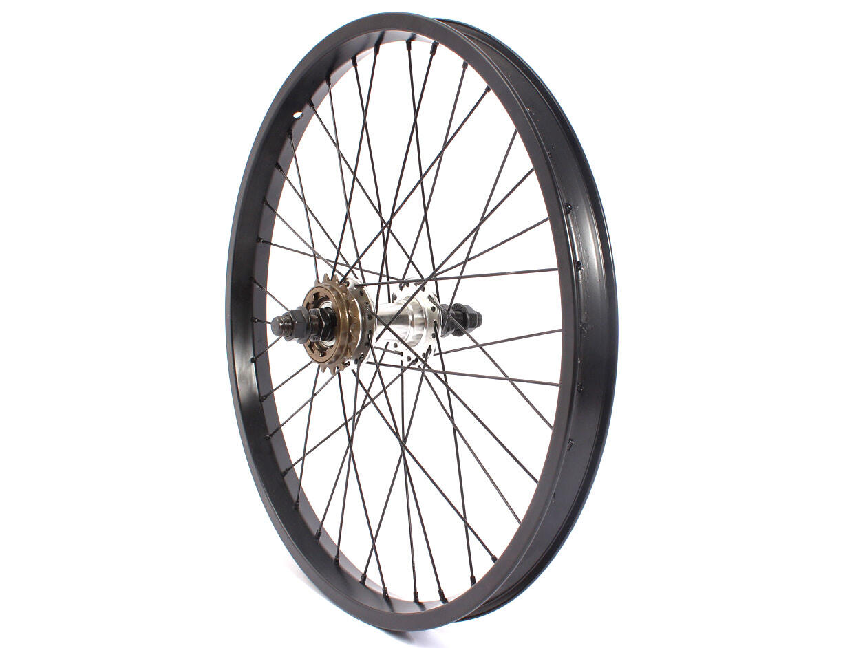 KOŁO TYLNE BMX CZARNE 20" 14MM KHEBIKES 5/5