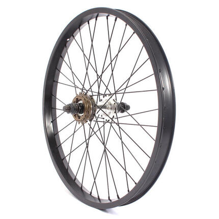 KOŁO TYLNE BMX CZARNE 20" 14MM KHEBIKES