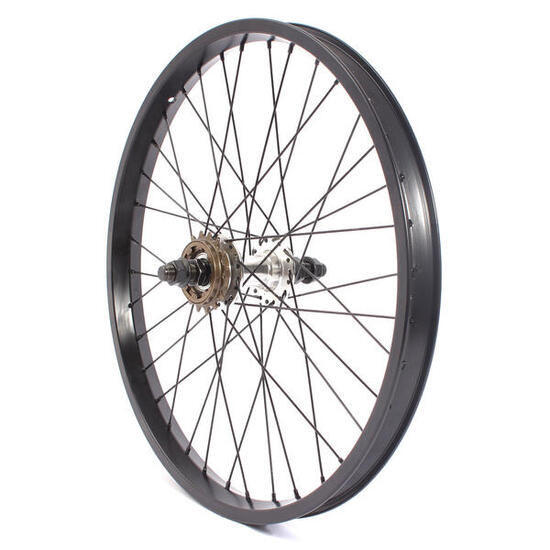 KOŁO TYLNE BMX CZARNE 20" 14MM KHEBIKES