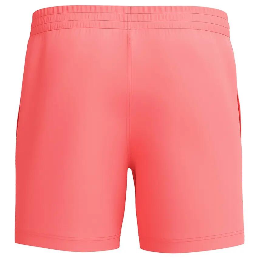 Short De Bain Uni À Taille Élastiquée Homme (Corail Foncé) 7/7