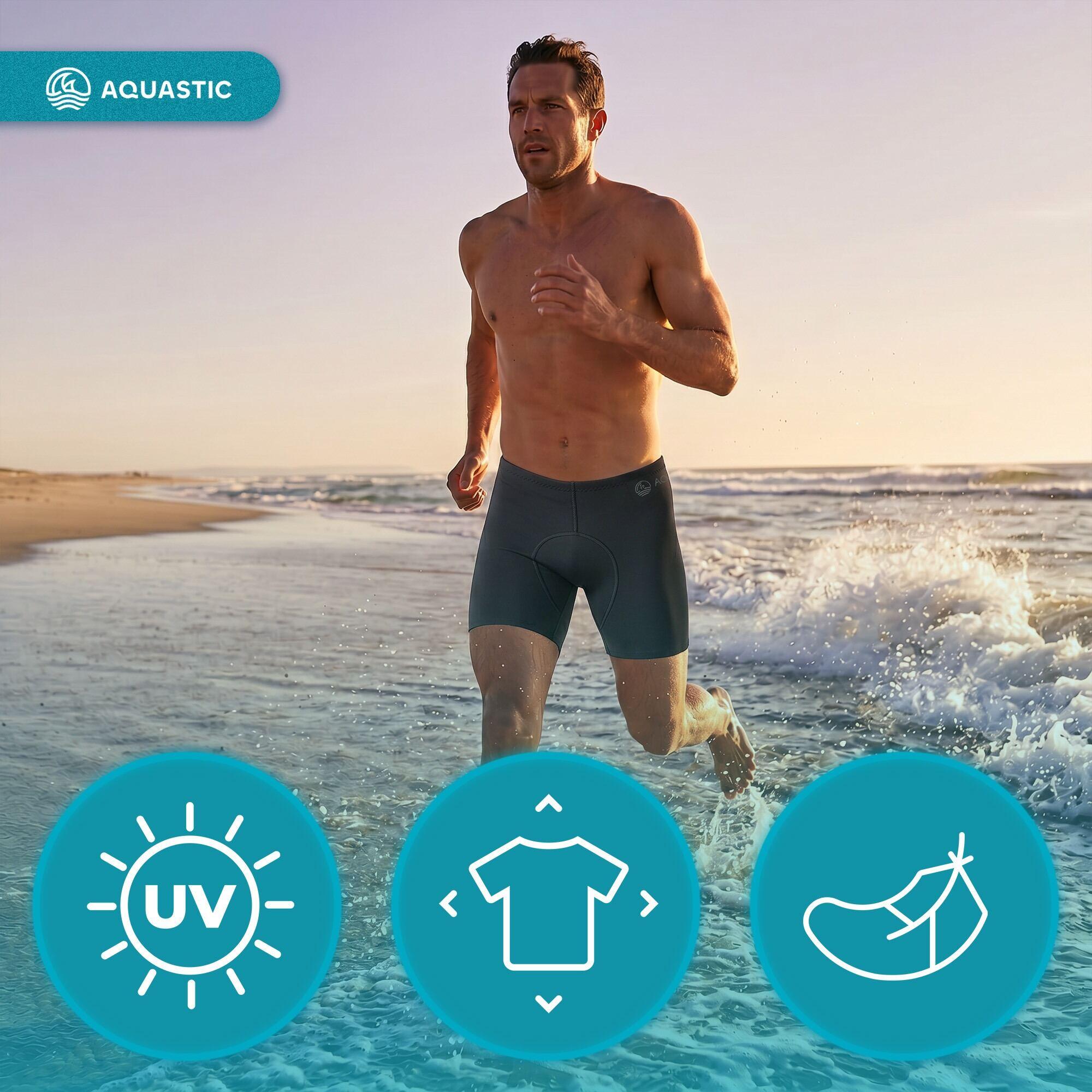 Calções de neoprene masculinos AQUASTIC HydroCore SH 1.5 4/7