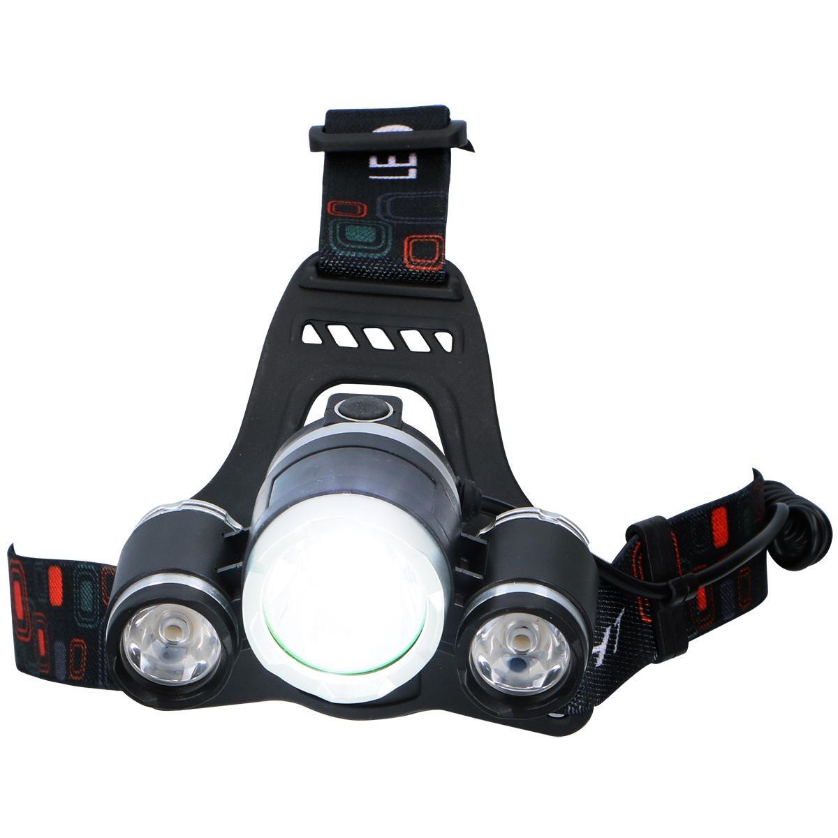 Latarka Czołowa Turystyczna DELUXE 1LED i 2COB Grundig 3/7