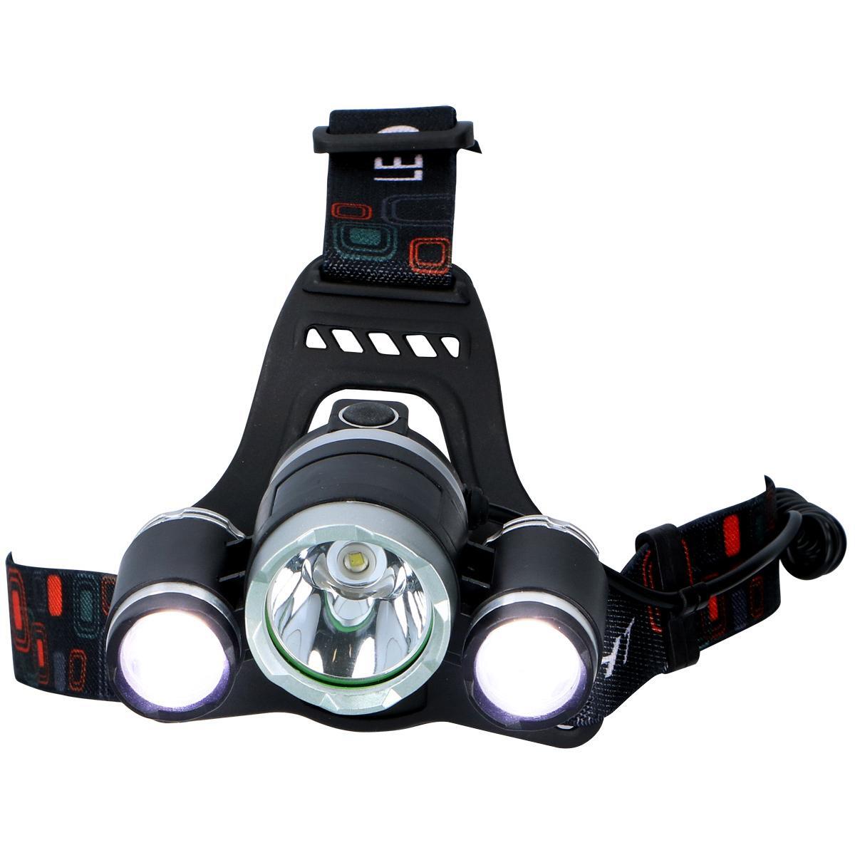 Latarka Czołowa Turystyczna DELUXE 1LED i 2COB Grundig 2/7