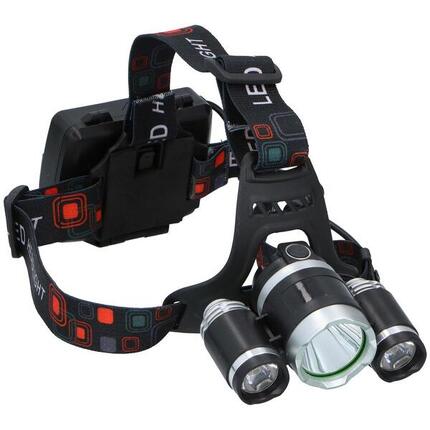 Latarka Czołowa Turystyczna DELUXE 1LED i 2COB Grundig