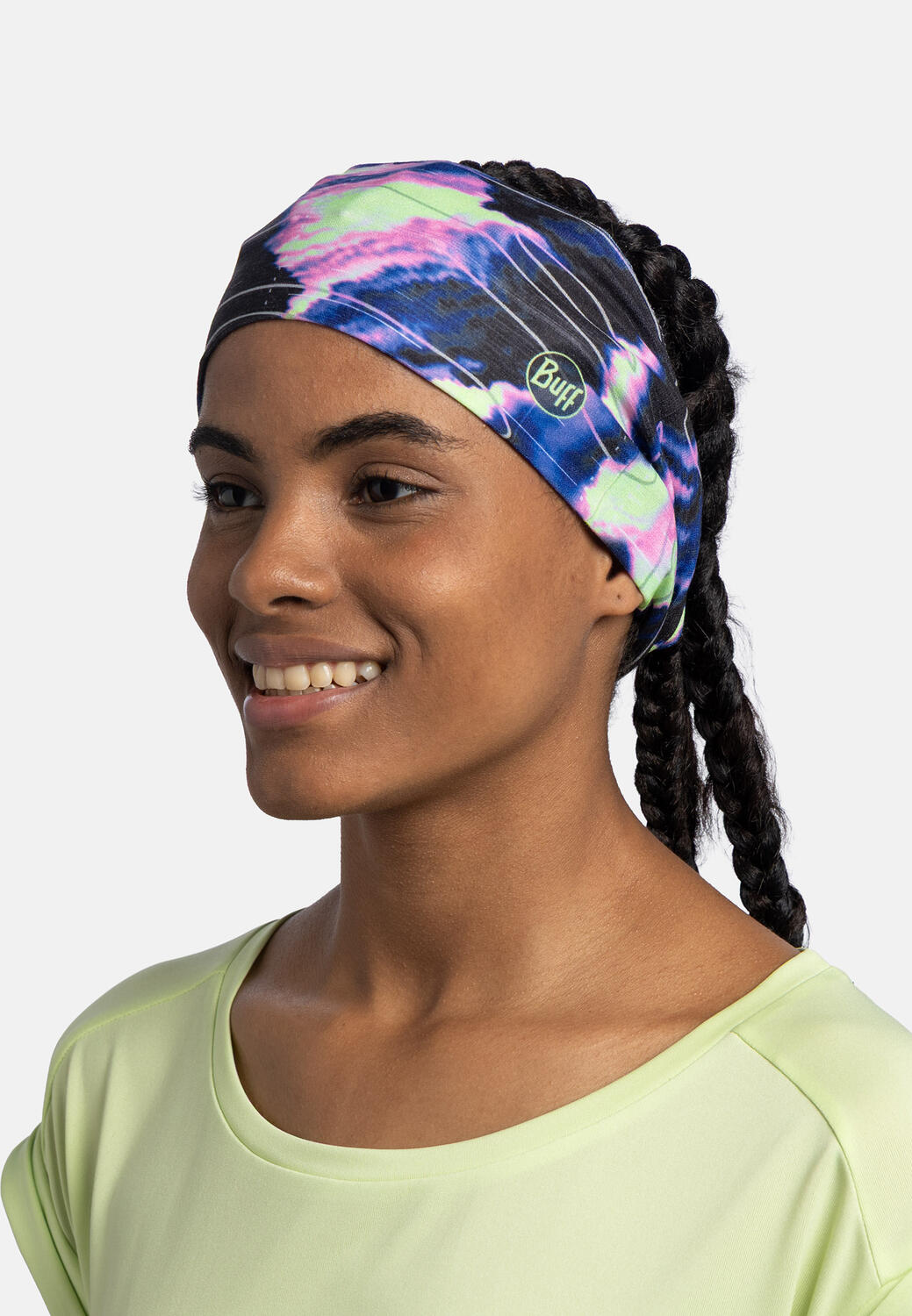 Faixa Buff CoolNet UV Larga Azul/Roxa 6/6